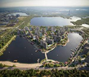 Життя біля води: новий житловий комплекс H2O у Києві