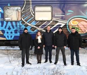 В Киевской области начал работать автономный поезд-кухня