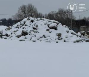 Госэкослужба Столичного округа виявила звалище шин