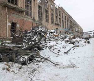 Дарницкая ТЭЦ после атак врага