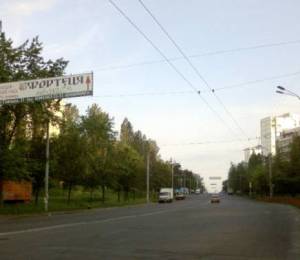 Обмеження руху на проспекті Свободи в Києві