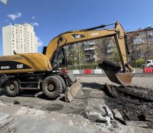 Капремонт проспекта Валерия Лобановского в Киеве