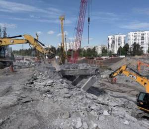 Капитальный ремонт путепровода на Броварском проспекте